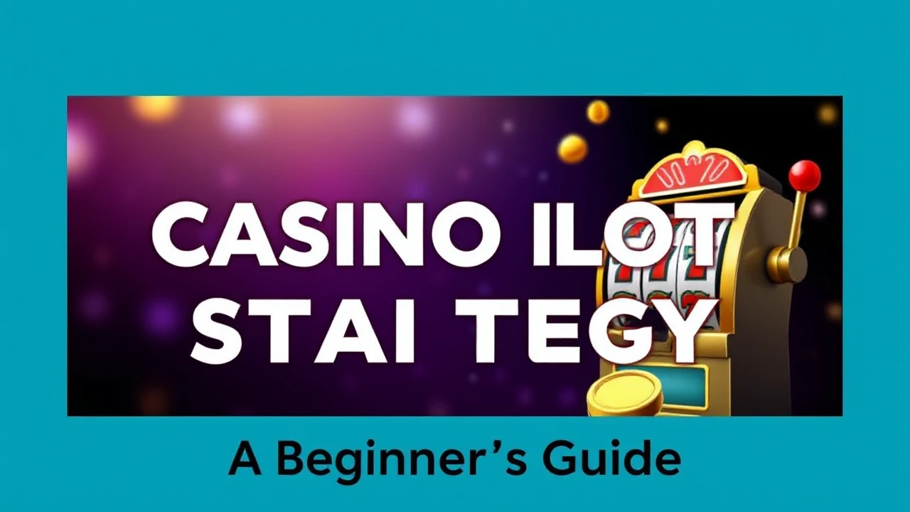 Mastering the Art of Casino Slot Strategy: A Beginner's Guide