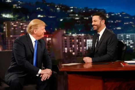Trump Applauds Jimmy Kimmel's Show Suspension Amidst Democrats' Outrage Regarding First Amendment Concerns