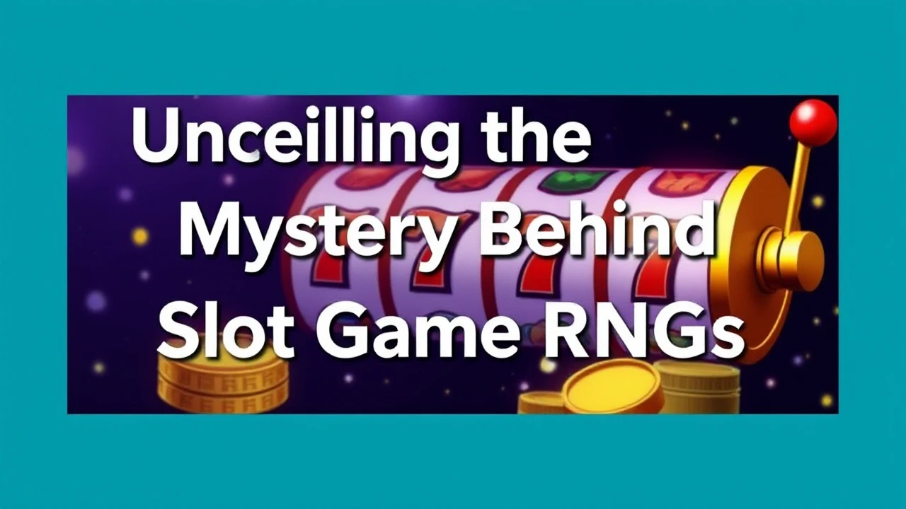 Unveiling the Mystery Behind Slot Game RNGs